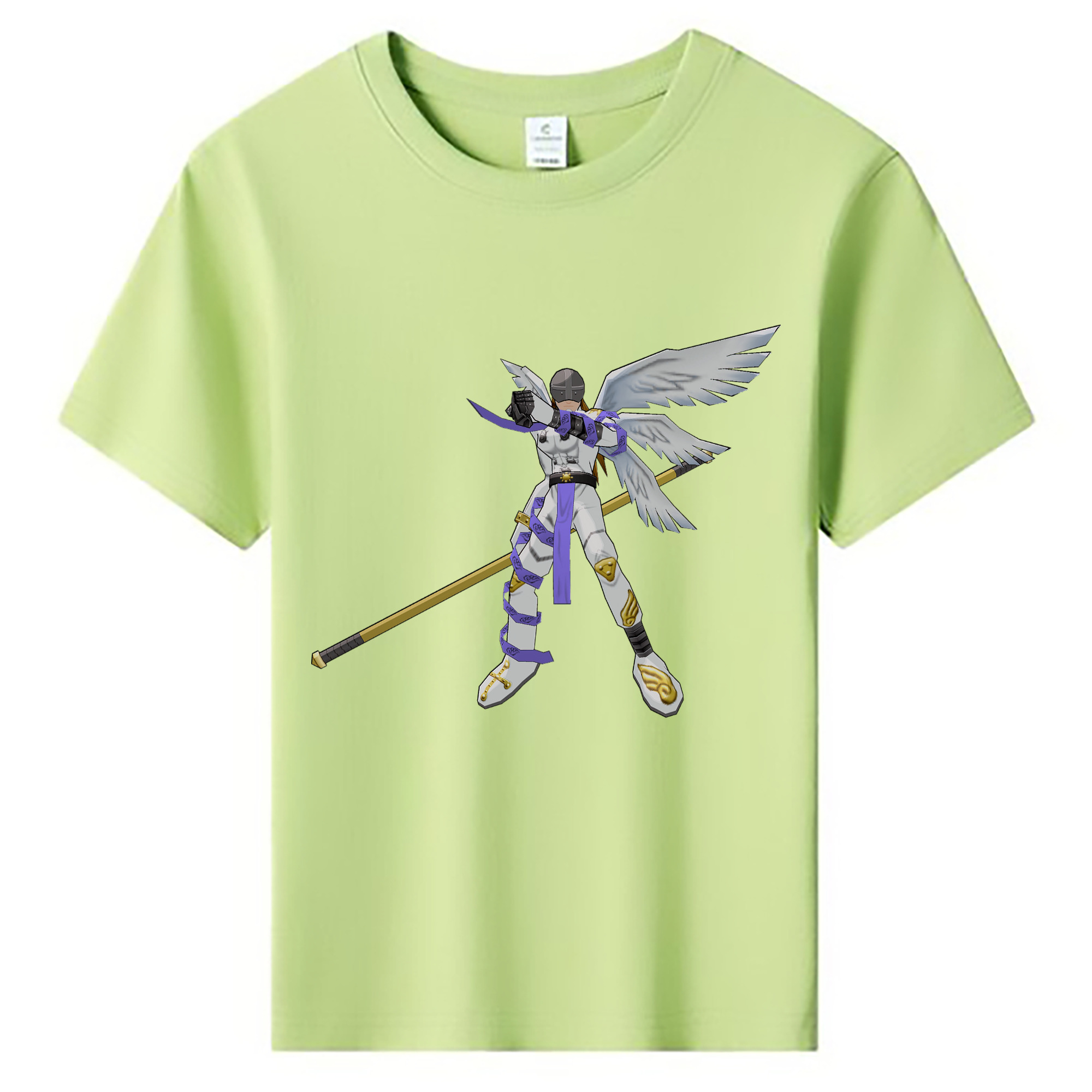 （画像用） Digimon デジタルモンスター/デジモン 綿100％キッズTシャツ（フロントプリント）
